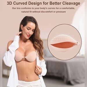 Seamless Nude Adhesive Bra